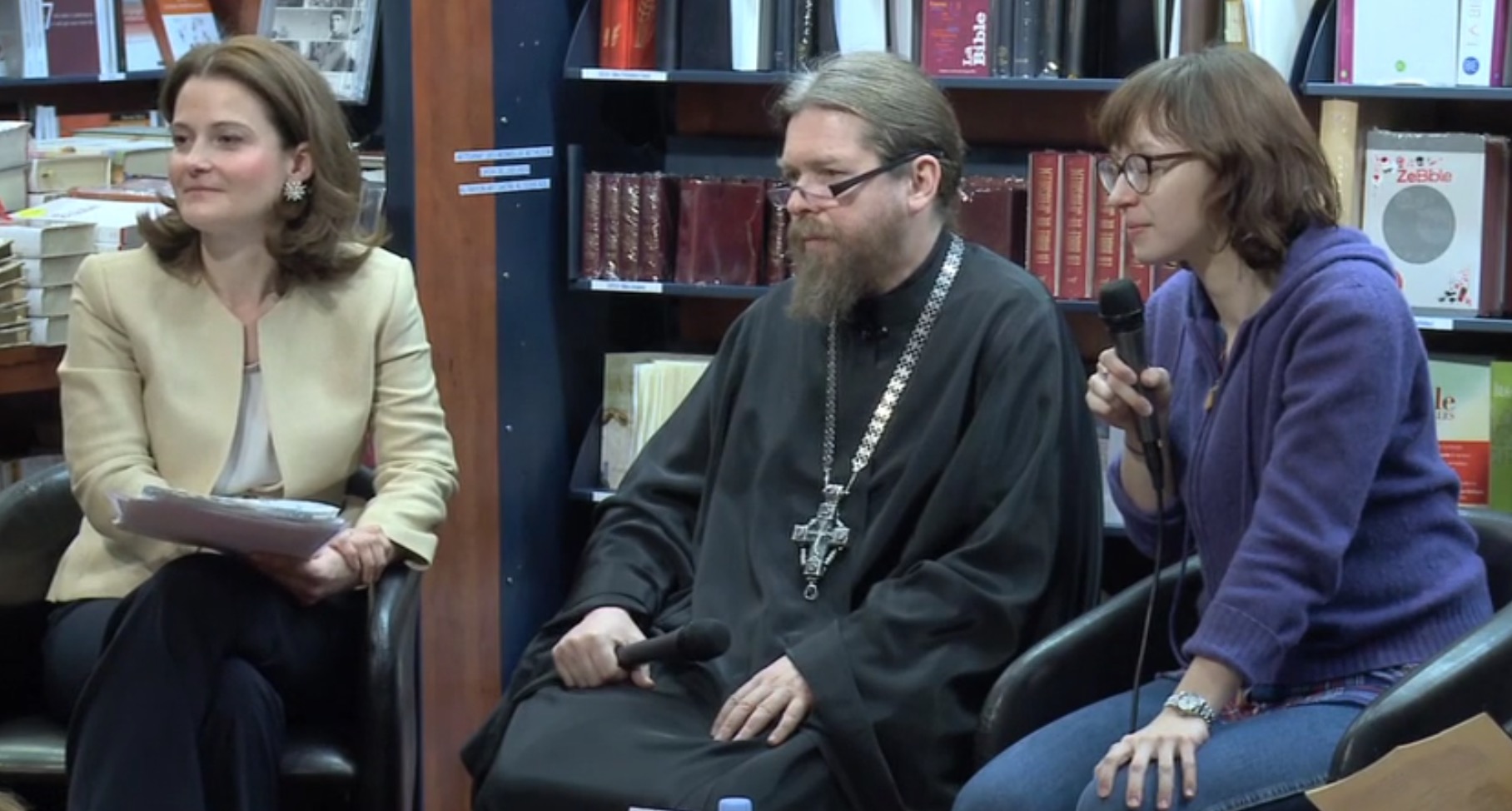 L’archimandrite Tikhon (Chevkounov) à la librairie La Procure – 3 avril 2013