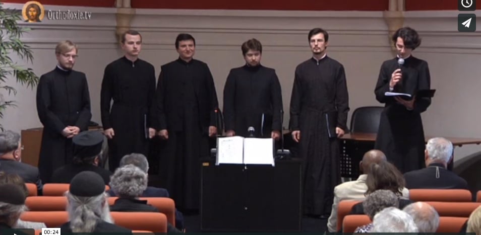 Concert de chants orthodoxes par le choeur du Séminaire orthodoxe russe en France