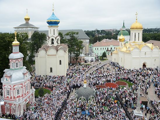 Le patriarche de Moscou Cyrille a présidé la célébration de la liturgie en la laure de la Trinité-Saint-Serge le 18 juillet
