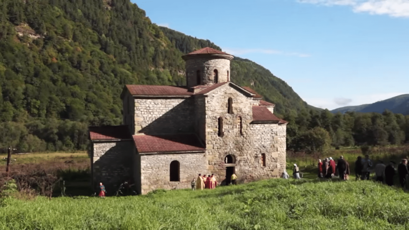 125ème anniversaire du monastère de Saint Alexandre dans le nord du Caucase