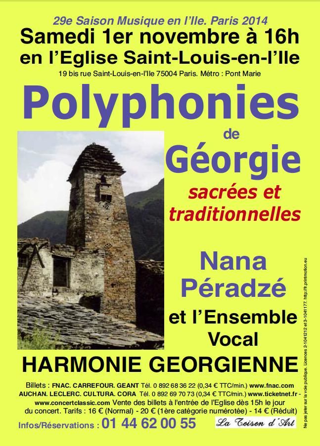 Des polyphonies de Géorgie à Paris