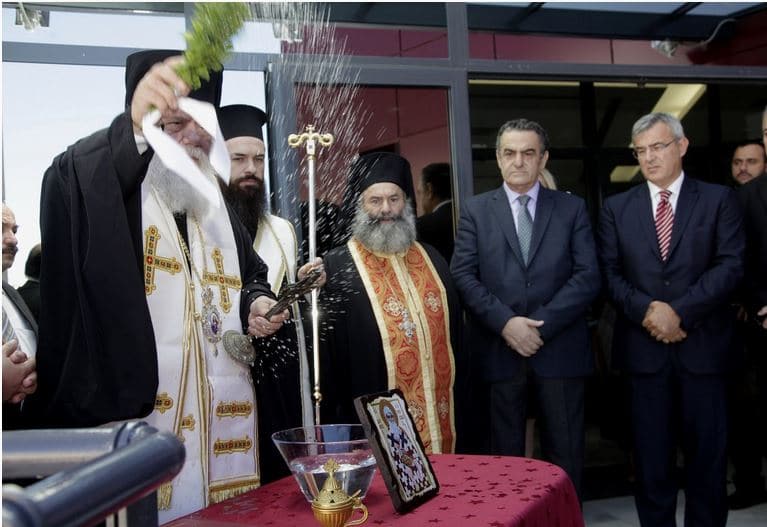 L’archevêque Jérôme a procédé à la bénédiction du nouveau bâtiment de la cour d’appel d’Athènes