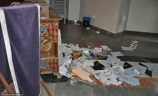 Une église orthodoxe a été saccagée à Haïfa