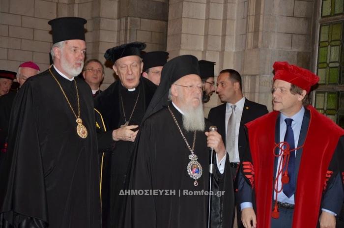 Visite du patriarche œcuménique Bartholomée en Belgique et au Luxembourg