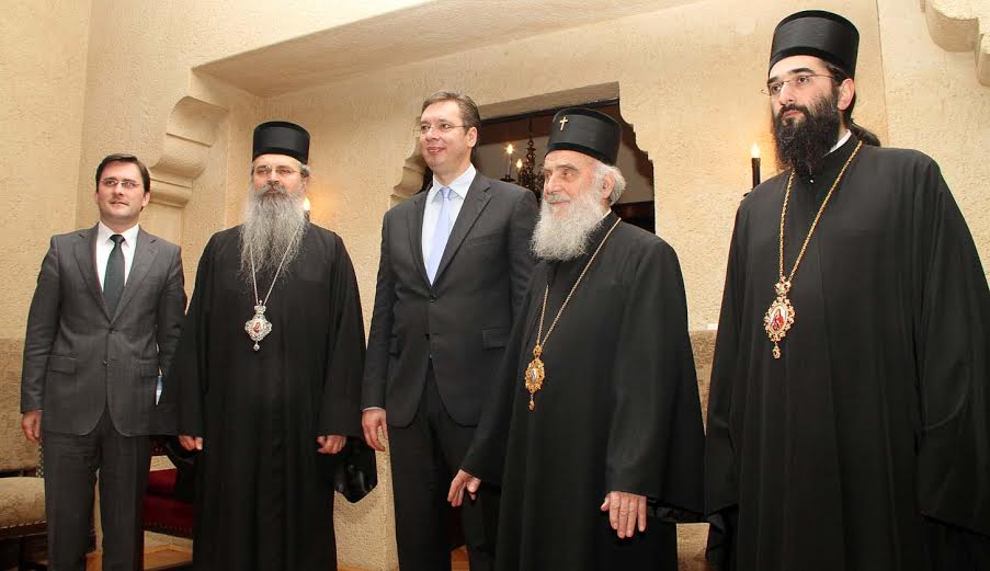 Le Premier ministre serbe Alexandre Vučić a rendu visite au patriarche de Serbie Irénée