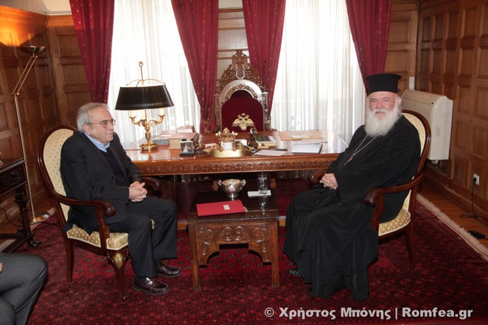 Première rencontre de l’archevêque d’Athènes Jérôme avec le ministre grec de l’Education et des Religions