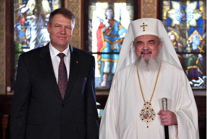 Le président roumain a rendu visite au Patriarcat à Bucarest