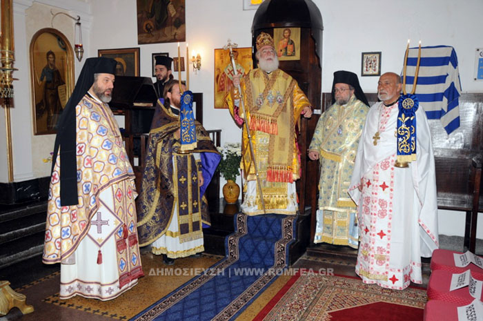 Le pape et patriarche d’Alexandrie Théodore II a célébré la divine liturgie à Casablanca