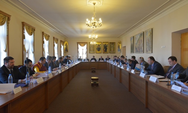 Au DREE, première réunion de la commission pour la coopération internationale du Conseil présidentiel pour la collaboration entre communautés religieuses de Fédération de Russie