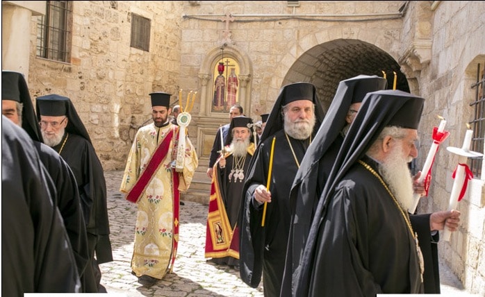 Lundi de Pâques au Patriarcat orthodoxe de Jérusalem