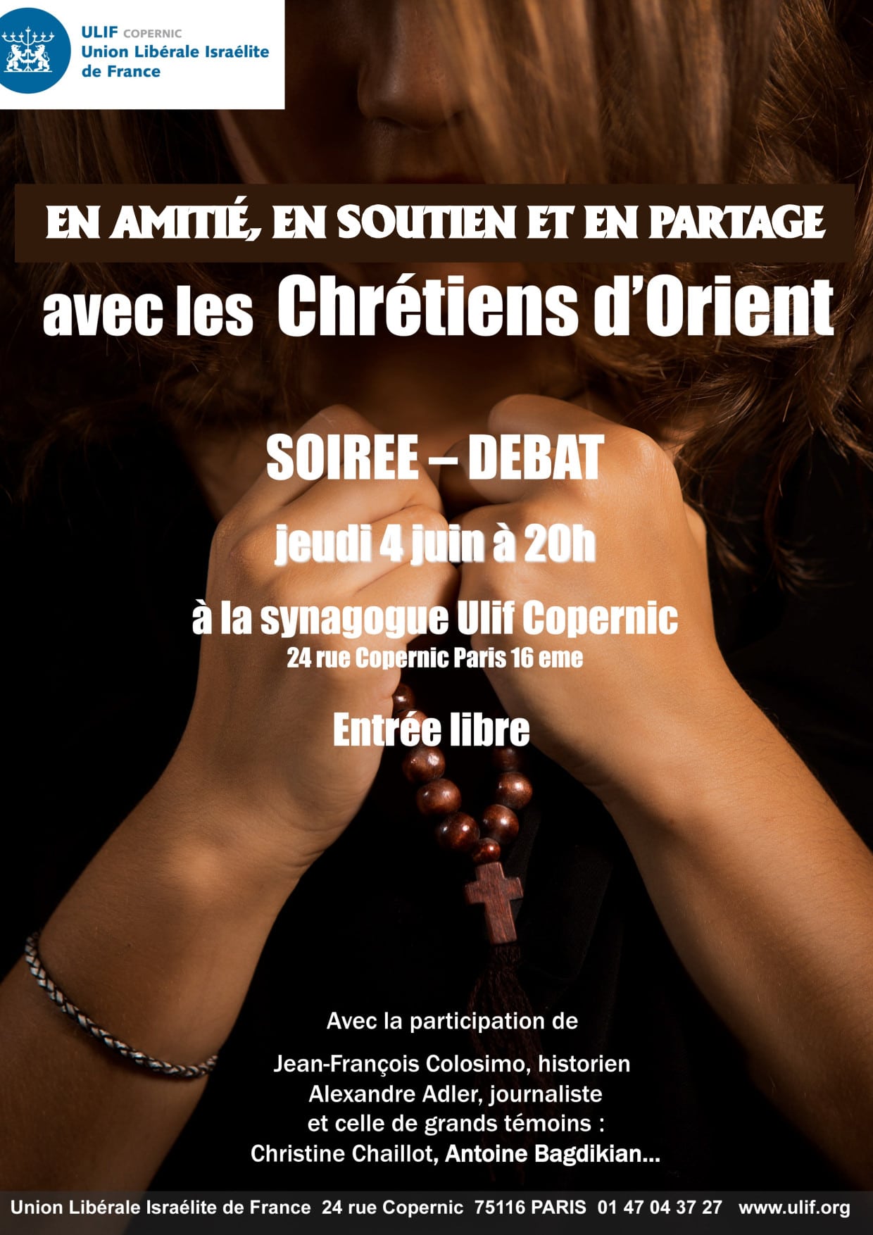 Une soirée de solidarité avec les chrétiens d’Orient à Paris