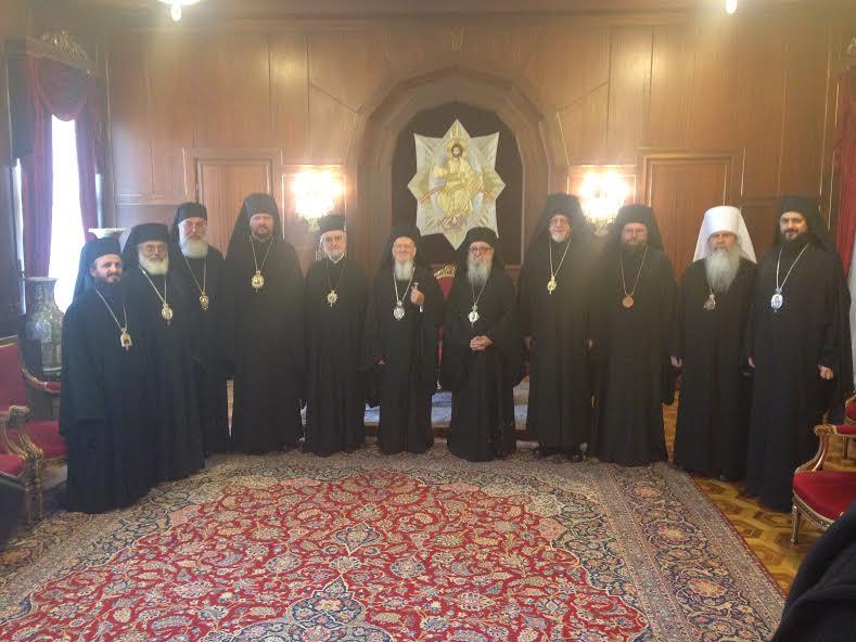 Les membres du comité exécutif de l’Assemblée des évêques orthodoxes canoniques des États-Unis ont rencontré à Constantinople le patriarche œcuménique Bartholomée