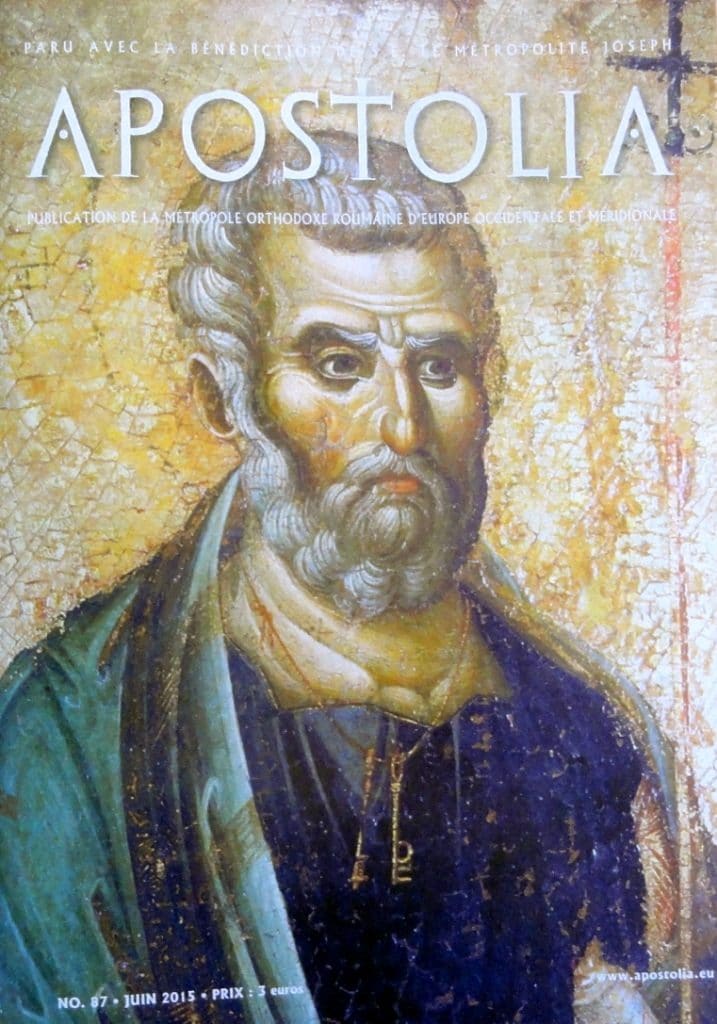 Parution du n°87 (juin 2015) de la revue “Apostolia”