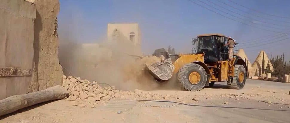Un monastère chrétien du Ve siècle détruit au bulldozer par les islamistes de Daech au centre de la Syrie