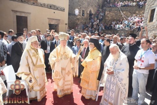 Le patriarche œcuménique Bartholomée a célébré le 15 août au sanctuaire de la Mère de Dieu de Soumela en Turquie