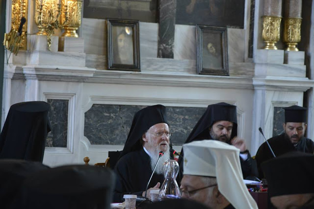 Discours du patriarche œcuménique Bartholomée à la synaxe de la hiérarchie du Trône (le 29 août) – 2ème partie