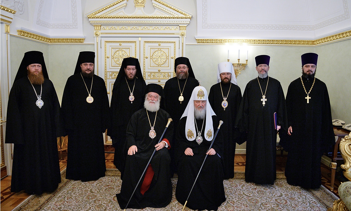 Entretien fraternel du patriarche Cyrille de Moscou avec le primat de l’Église orthodoxe d’Alexandrie