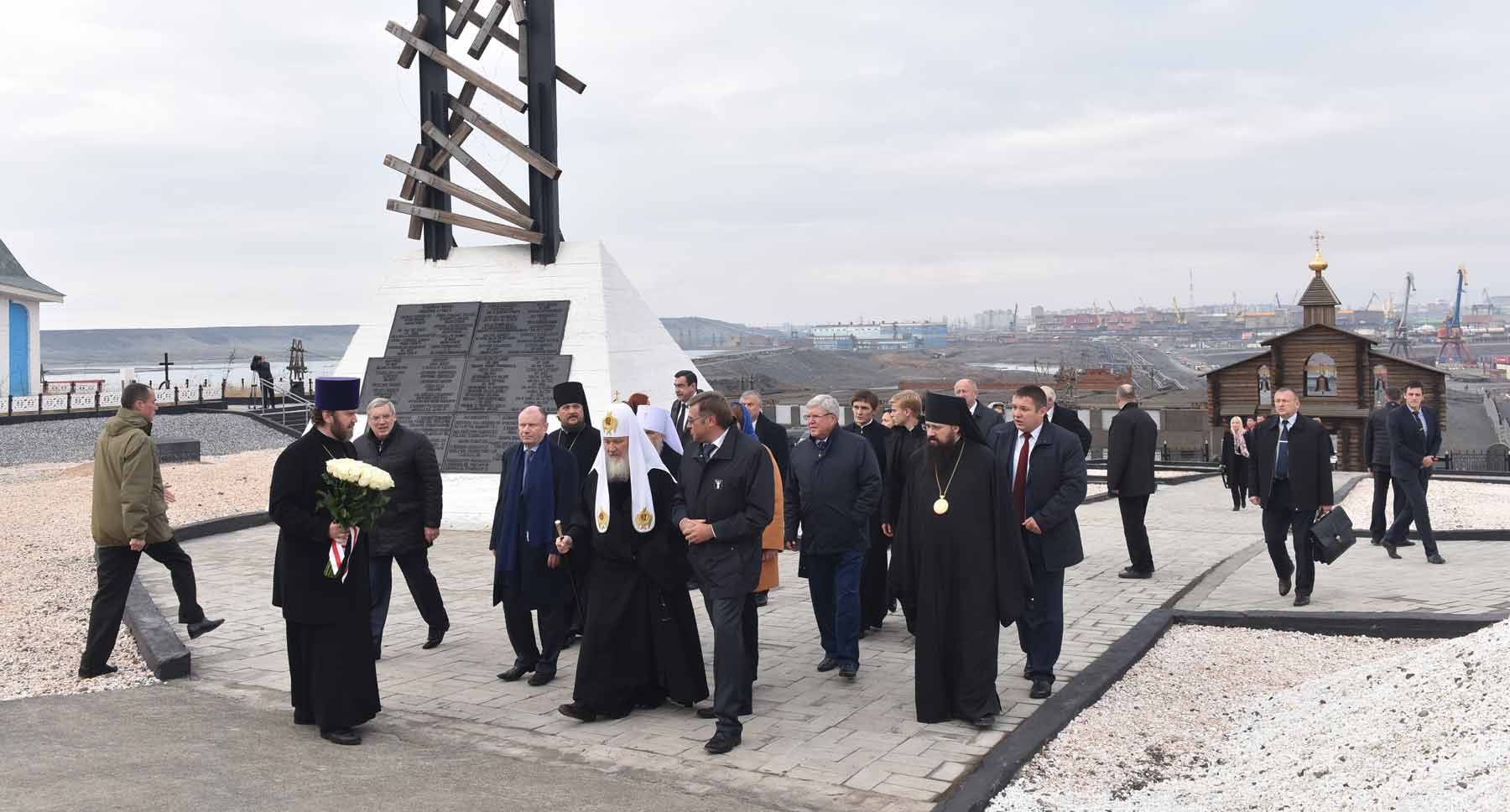 Le patriarche de Moscou Cyrille a visité le mémorial dit « Golgotha de Norilsk »