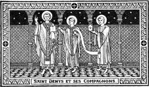 Saints hiéromartyrs Denys l’Aréopagite, évêque d’Athènes, Rustique, prêtre, et Éleuthère, diacre (96)