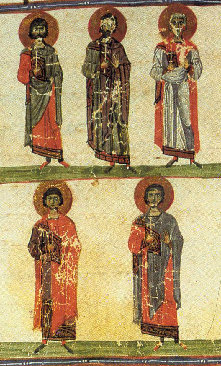 Saints Akindynos, Pégase, Aphtonius, Elpidiphore et Anempodiste et leurs compagnons, martyrs en Perse (vers 345