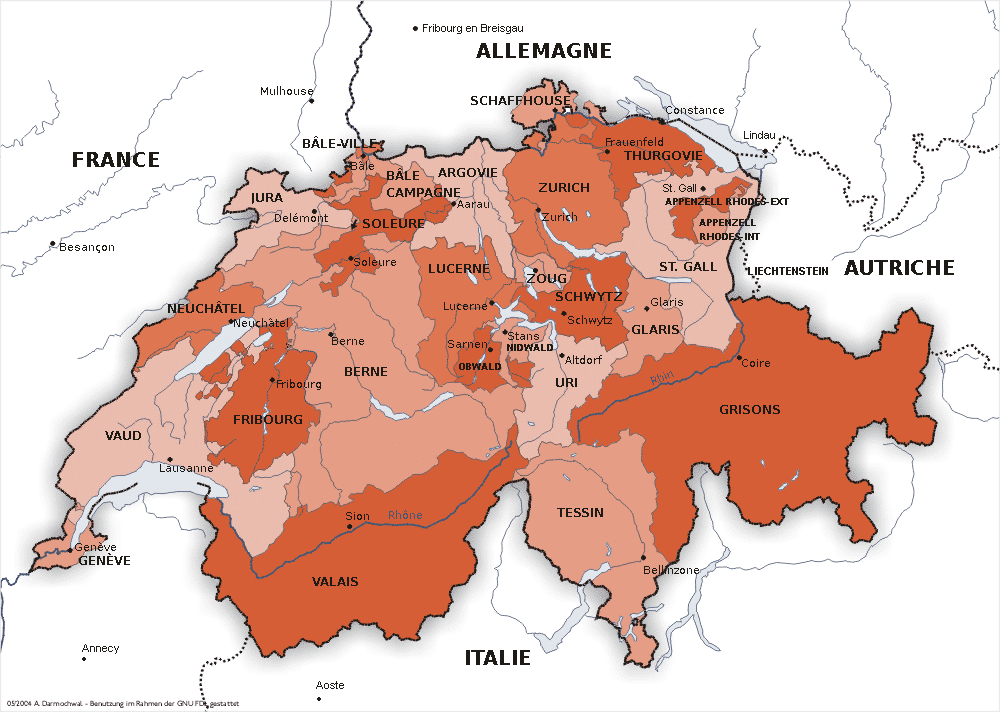 La population suisse comprend 2,1% d’orthodoxes