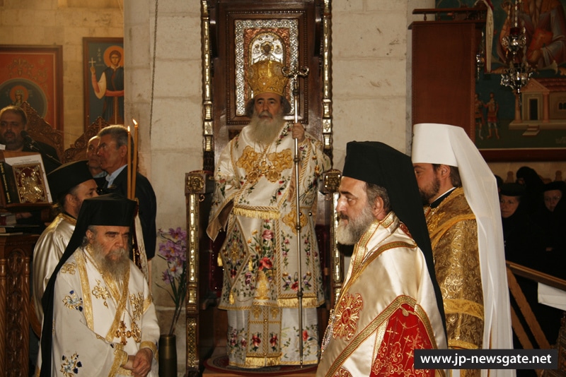 Fête du saint hiéromartyr Philouménos au Patriarcat de Jérusalem