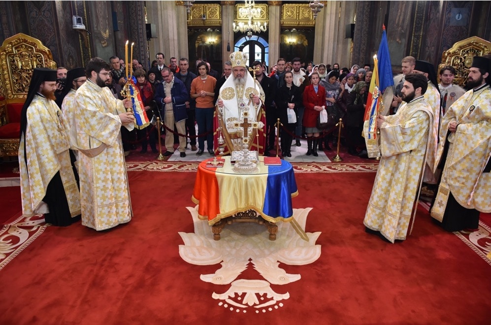 Te Deum en la cathédrale patriarcale de Bucarest pour la fête nationale roumaine