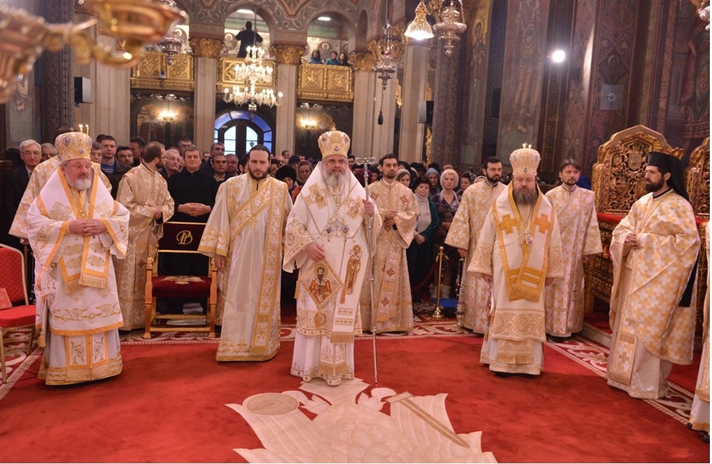 Liturgie du 1er janvier en la cathédrale patriarcale de Bucarest