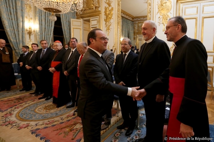 Le métropolite Emmanuel aux voeux du président de la République française aux autorités religieuses