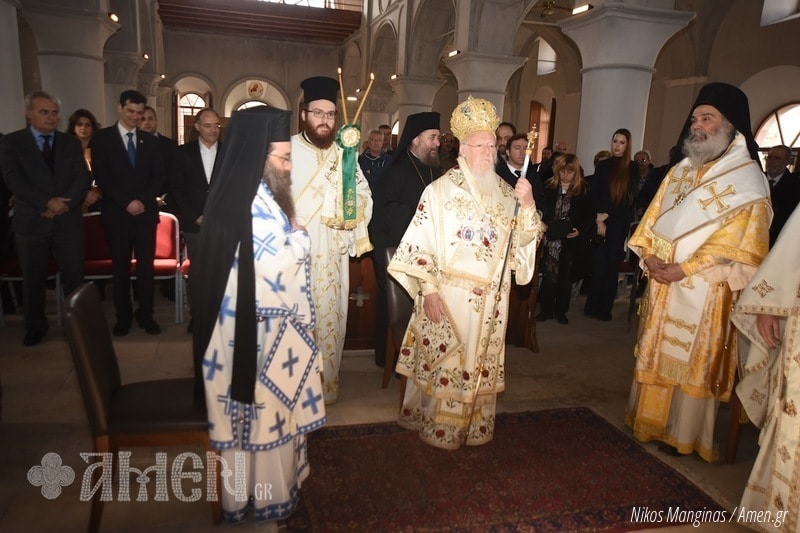 Le patriarche œcuménique a célébré en l’église de Krini (Çeşme) en Asie Mineure