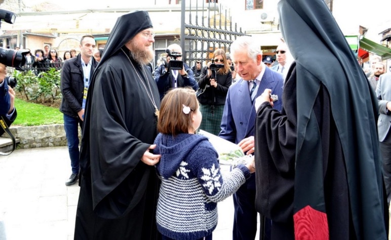 Le prince Charles a visité la cathédrale Saint-Georges à Prizren, au Kosovo