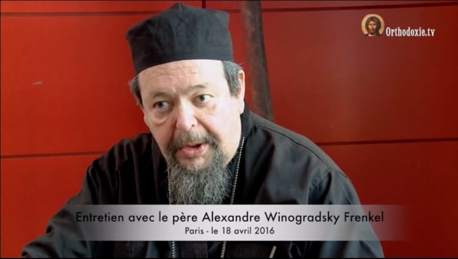 Entretien avec le père Alexandre Winogradsky Frenkel à Paris le 18 avril