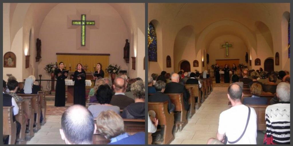 Compte-rendu des deux concerts donnés par le choeur Saint-Siméon samedi dernier