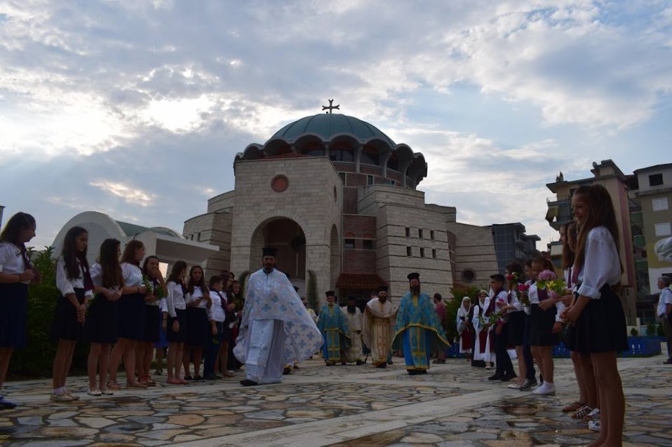 Consécration de la nouvelle cathédrale orthodoxe de Gjirokastër (Albanie)