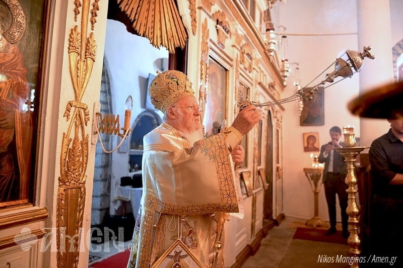 Le patriarche œcuménique Bartholomée a célébré à Imbros (Turquie) la fête de la Dormition de la Très sainte Mère de Dieu
