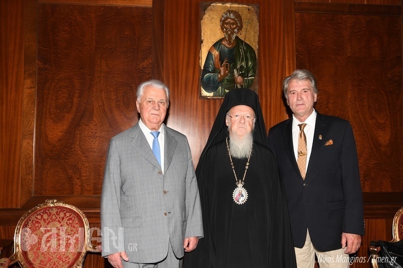 Deux anciens présidents de l’Ukraine en visite du Patriarcat œcuménique