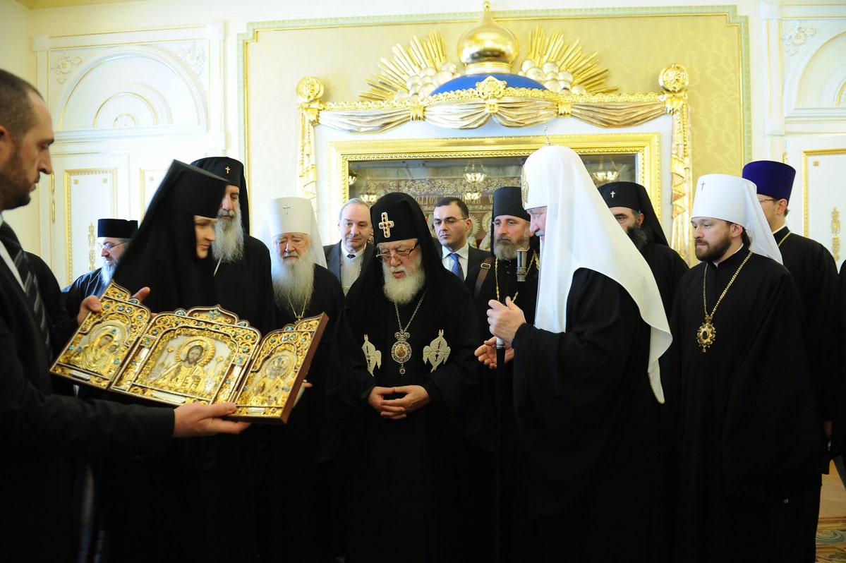 Le catholicos-patriarche de Géorgie Élie II a remercié le patriarche de Moscou Cyrille pour avoir reconnu l’Abkhazie comme territoire de l’Église orthodoxe de Géorgie
