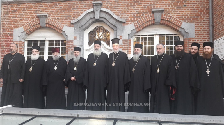 Visite de hiérarques géorgiens à la métropole du Patriarcat œcuménique en Belgique