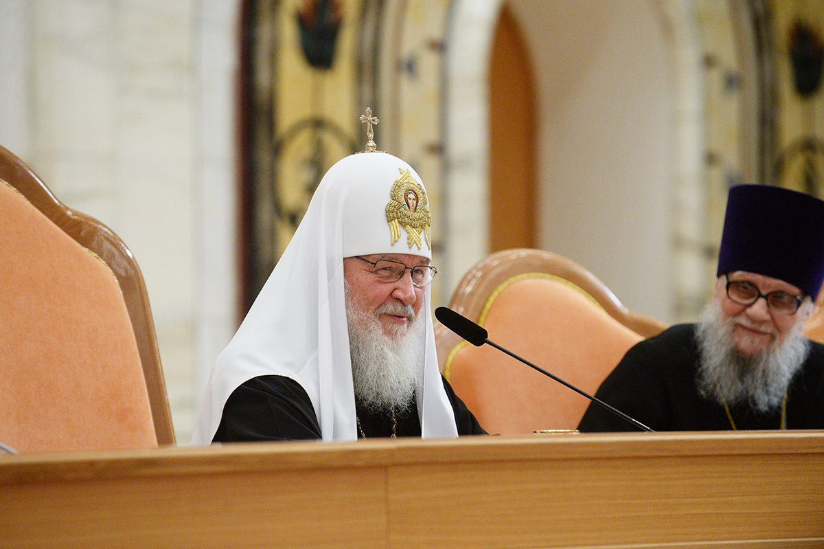 Au cours de l’assemblée annuelle du clergé de Moscou, le patriarche Cyrille a évoqué le centenaire de la révolution de 1917