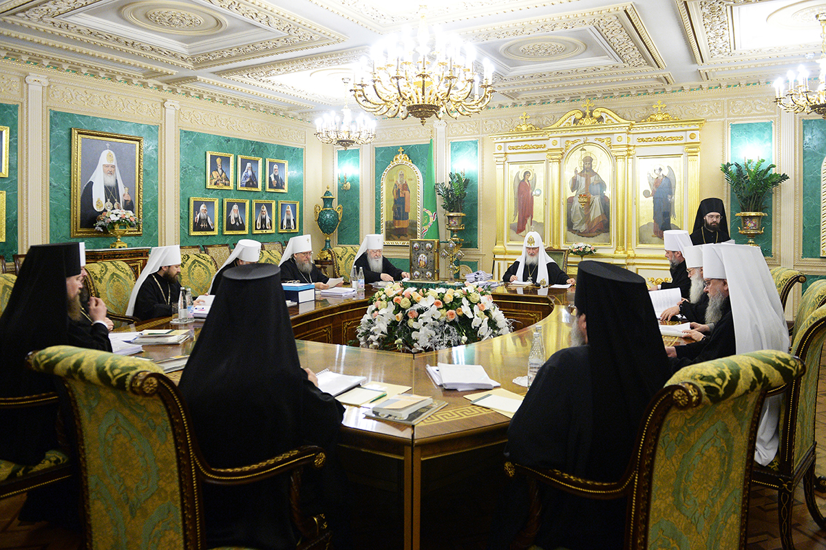 À Moscou a eu lieu la dernière session de l’année 2016 du Saint-Synode de l’Église orthodoxe russe