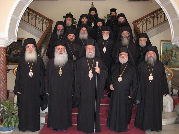 Séance extraordinaire du Saint-Synode de l’Église orthodoxe de Chypre au sujet des pourparlers de Genève concernant le futur statut de l’île