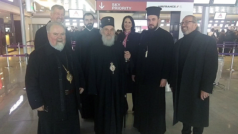 Rencontre à Paris du patriarche de Serbie Irénée et de Mgr Luc, évêque d’Europe occidentale de l’Église orthodoxe serbe