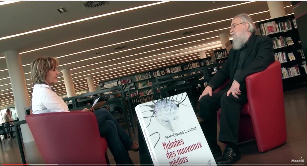 Jean-Claude Larchet, invité de l’émission littéraire « Entre les lignes » pour son livre « Malades des nouveaux médias »
