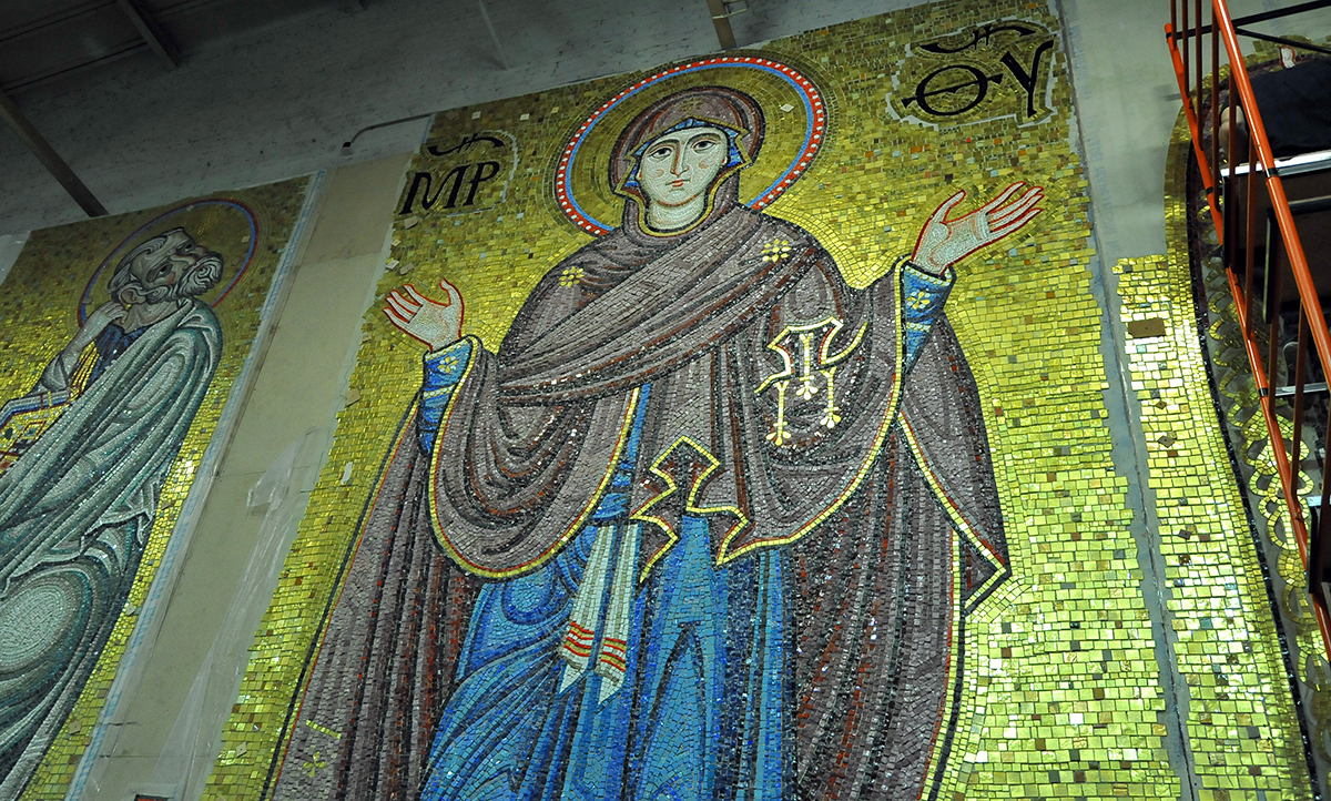 Des mosaïques réalisées en Russie orneront la cathédrale Saint-Sava de Belgrade