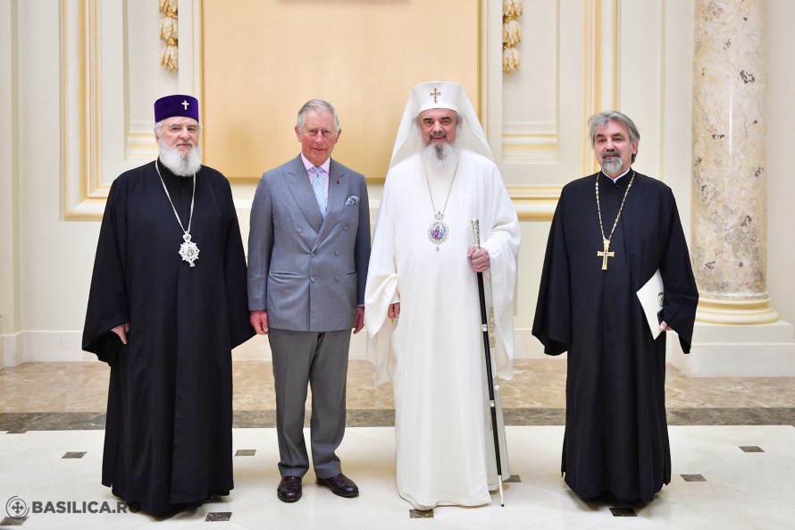 Visite du Prince Charles au Patriarcat de Roumanie