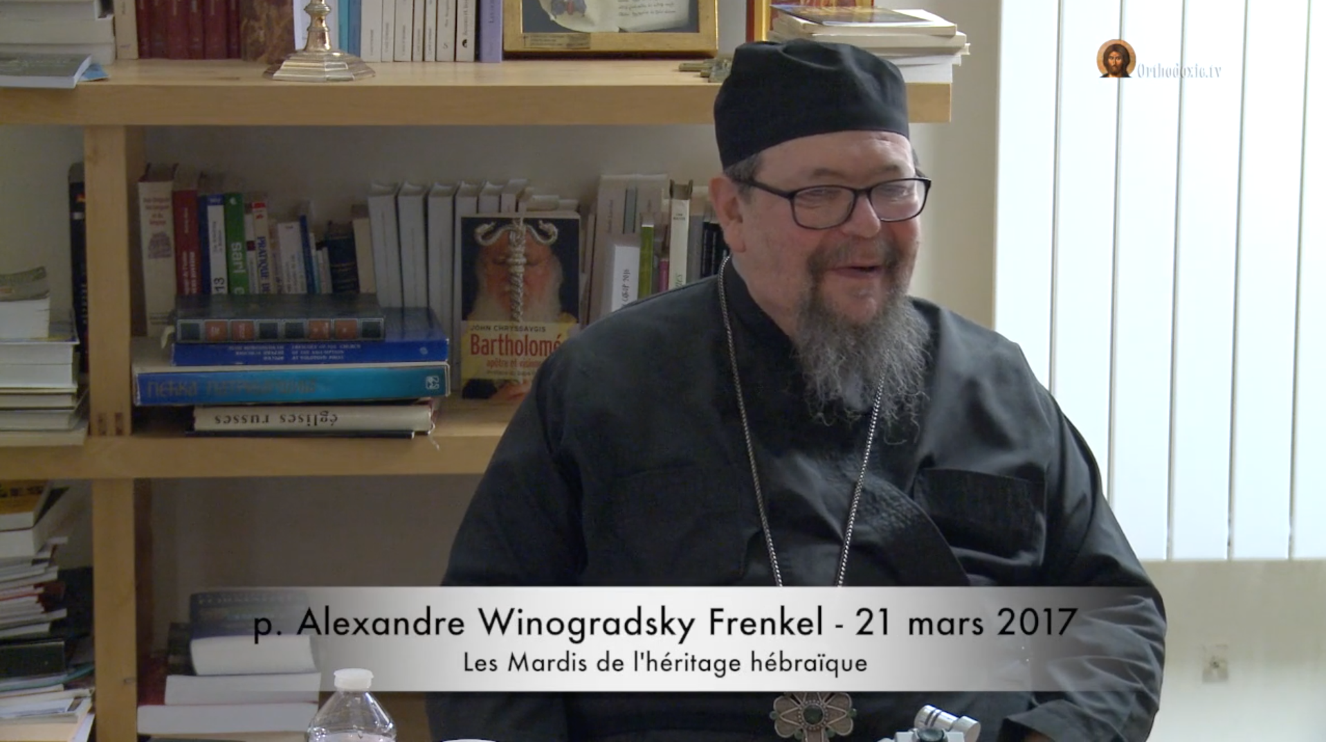 Podcast vidéo de la 1re conférence des Mardis de l’héritage hébraïque avec le p. Alexandre Winogradsky Frenkel (Patriarcat de Jérusalem)