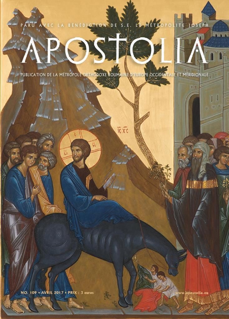 Parution du n°109 (avril 2017) de la revue “Apostolia”