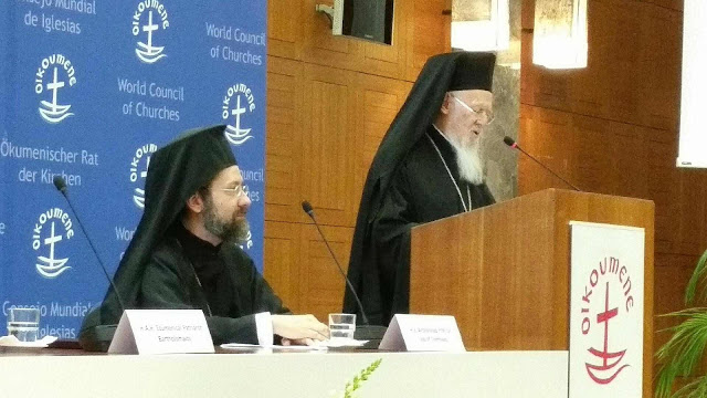 Le discours du patriarche Bartholomée, le 24 avril au Conseil oecuménique des Eglises