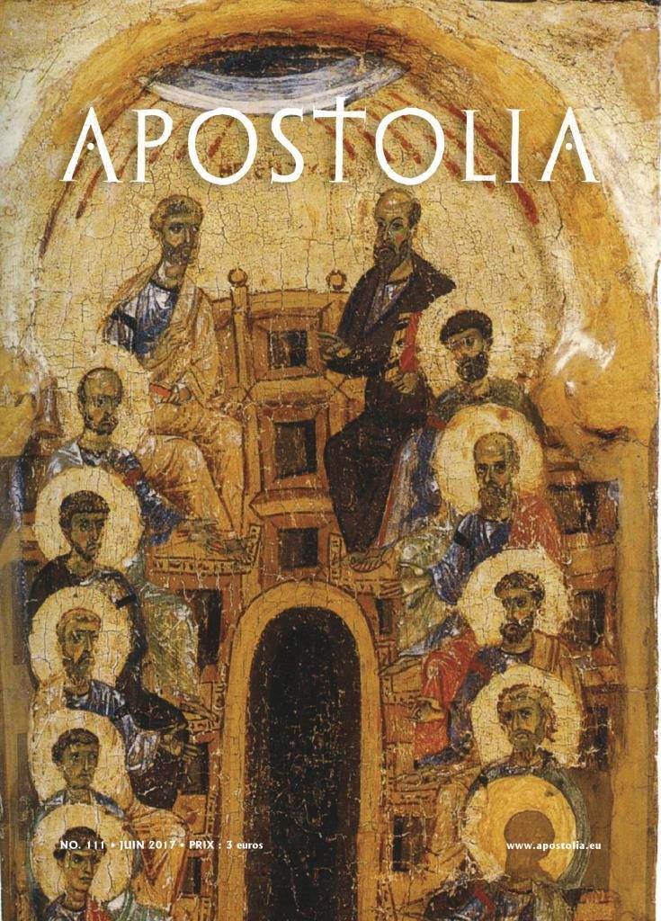 Parution du n°111 (juin 2017) de la revue “Apostolia”