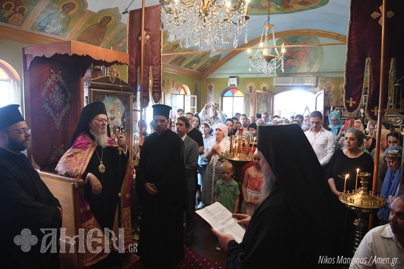 Le patriarche œcuménique Bartholomée a présidé la liturgie au métochion du monastère athonite russe Saint-Pantéléimon à Constantinople